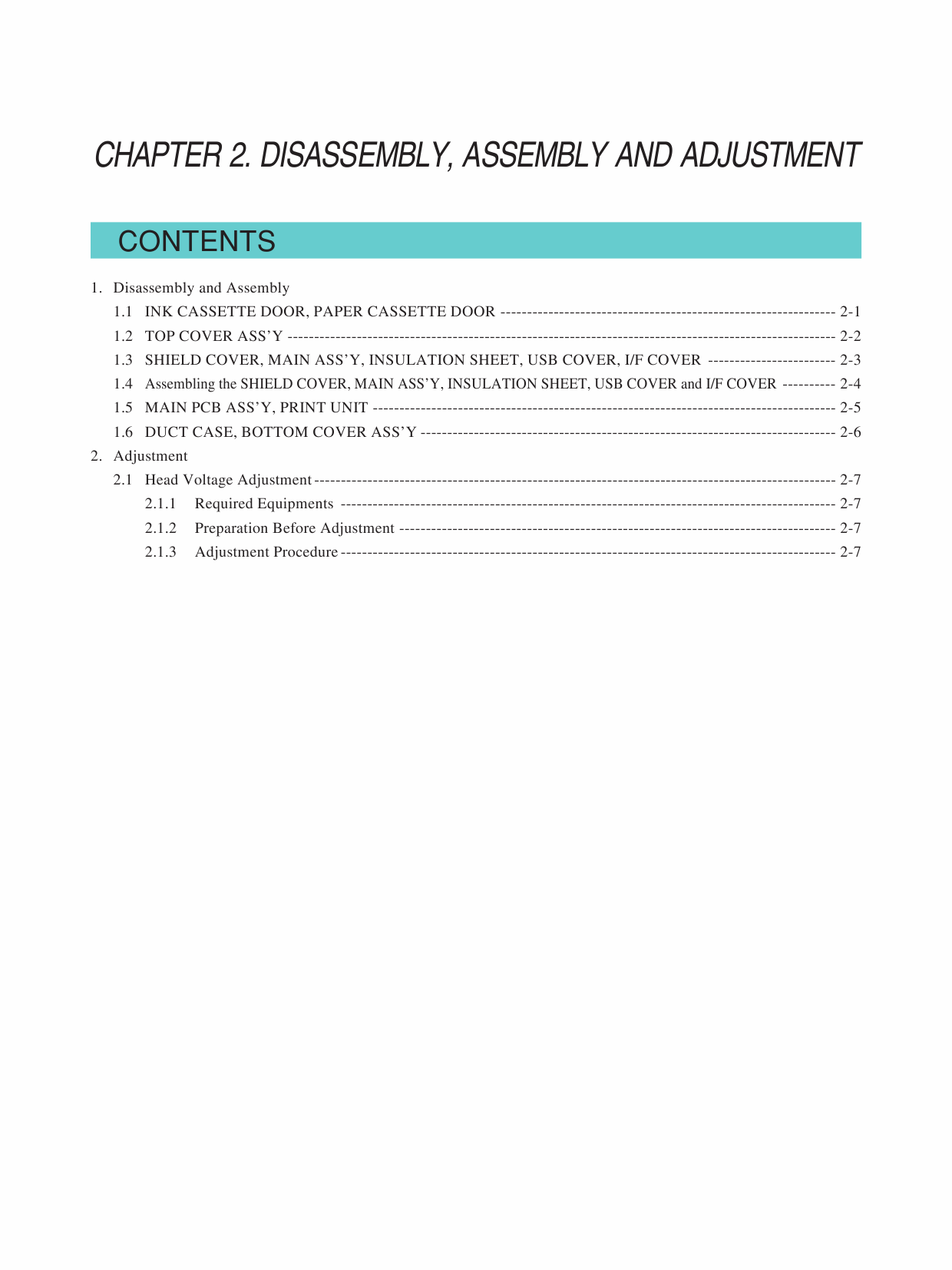 Canon SELPHY CP200 Service Manual-4